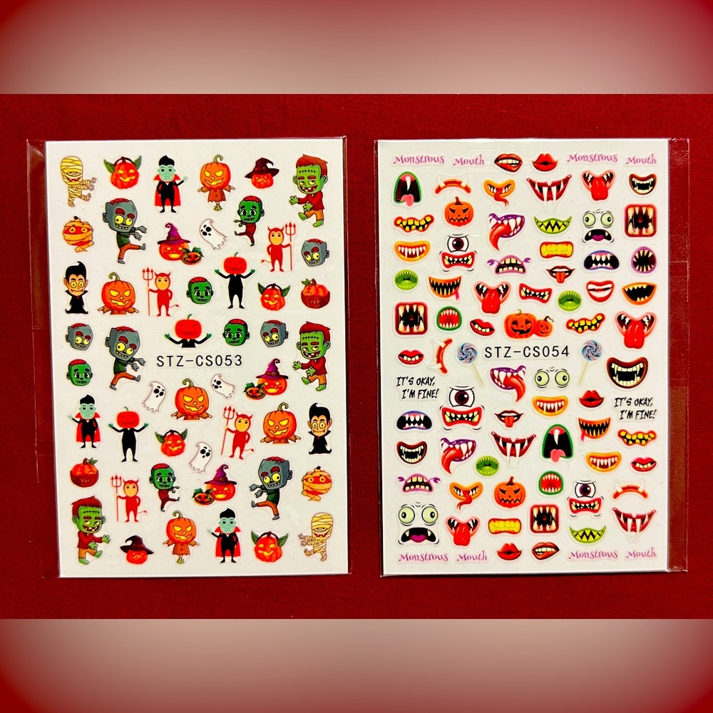 Halloween, jack-o-lantern, ghost, zombie, mummy, vampire, monster, mouth